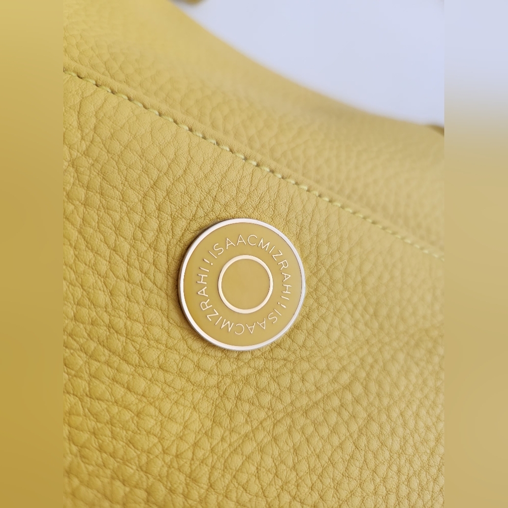 Isaac Mizrahi Yellow Handbag. Perfect Summer Color! - Picture 11 of 15